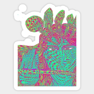 Krishna 4 Sticker